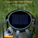 Outdoor Solar Flame Lantern | Realistic Flickering Flame | Hemp Rope Matte Finish | 12-Hour Glow