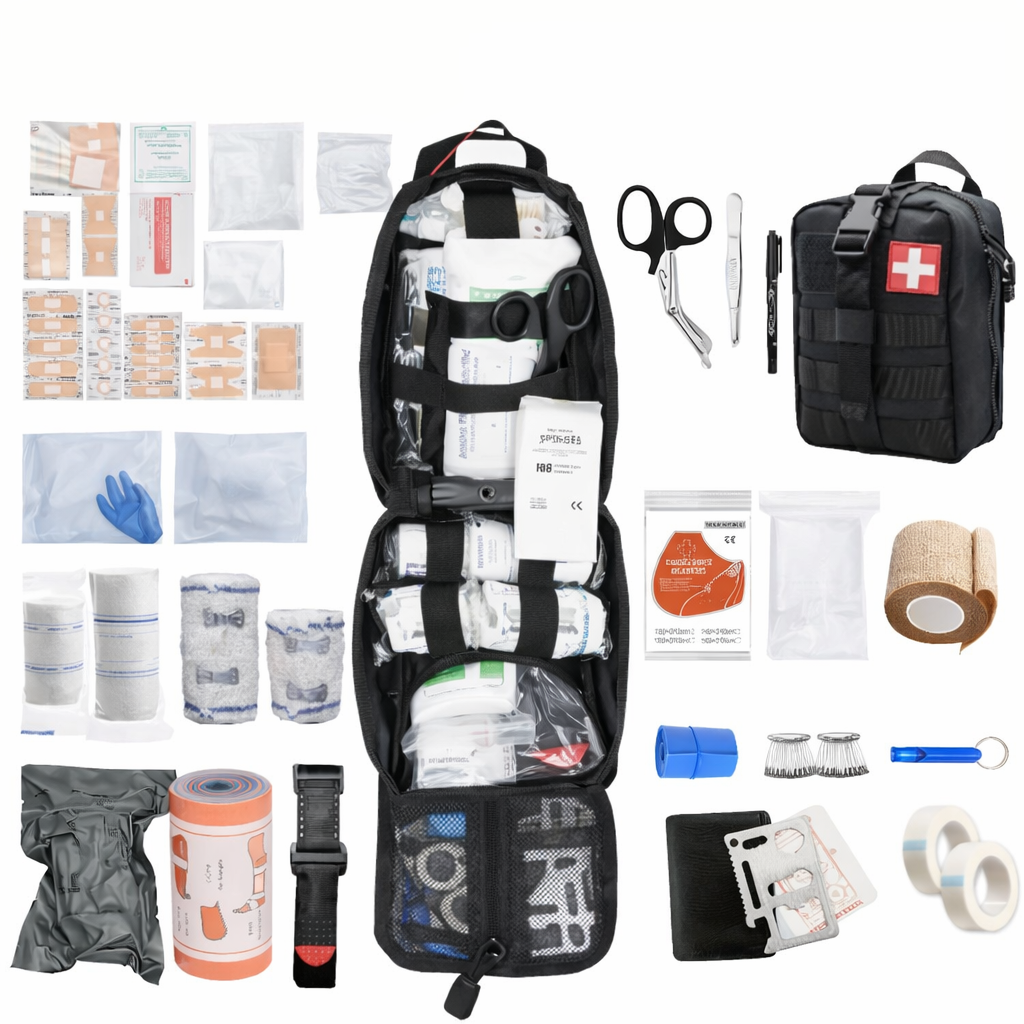 Outdoor Survival Kit | Portable First Aid & Emergency Tools | Compact Organizer for Camping & Travel