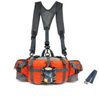 Outdoor Waist Bag | Adjustable Strap & Multiple Zippered Pockets | Breathable Padded Comfort