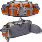 Outdoor Waist Bag | Adjustable Strap & Multiple Zippered Pockets | Breathable Padded Comfort