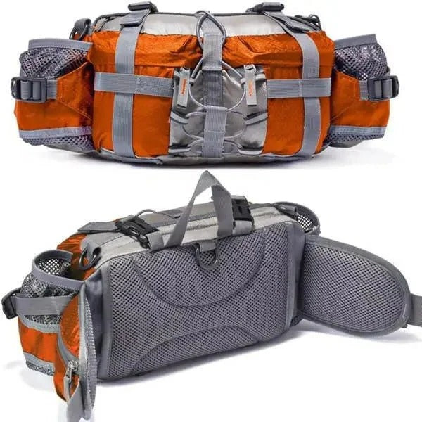 Outdoor Waist Bag | Adjustable Strap & Multiple Zippered Pockets | Breathable Padded Comfort