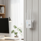 Outdoor WiFi Booster | Dual-Band 1200 Mbps | Weather-Resistant Design | Extended Outdoor Coverage