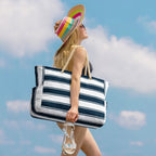 Oversized Beach Tote | Waterproof & Sandproof | 20L Capacity, Reinforced Base & Zippered Closure