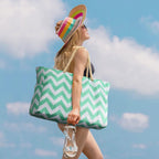 Oversized Beach Tote | Waterproof & Sandproof | 20L Capacity, Reinforced Base & Zippered Closure
