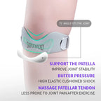 Patella Knee Support Strap | Targeted Compression | Breathable Adjustable Polyester for Stability
