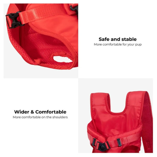 Pet Carrier for Dogs & Cats | Waterproof & Breathable | Adjustable Straps & Ergonomic Design