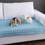 Pet Cooling Mat | Self-Cooling Fiber Top | Breathable Mesh & Cotton Fill | Machine Washable
