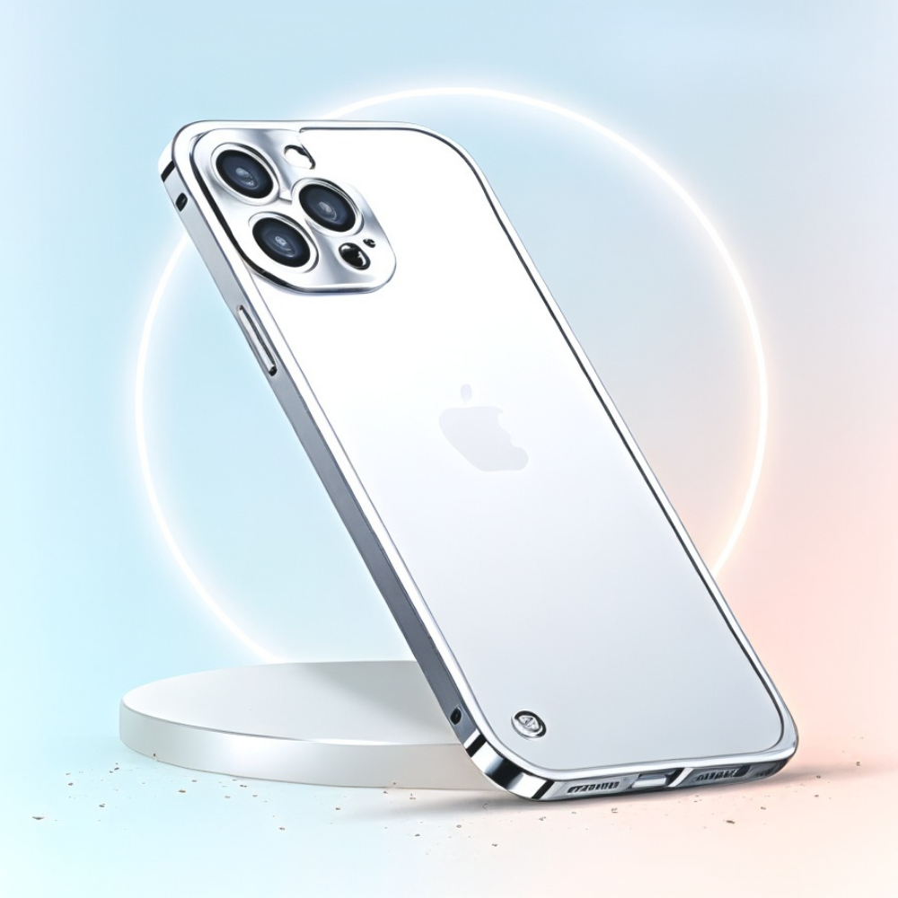 Phone Case | Slim Aluminum Frame | Scratch-Resistant Back & Camera Protection