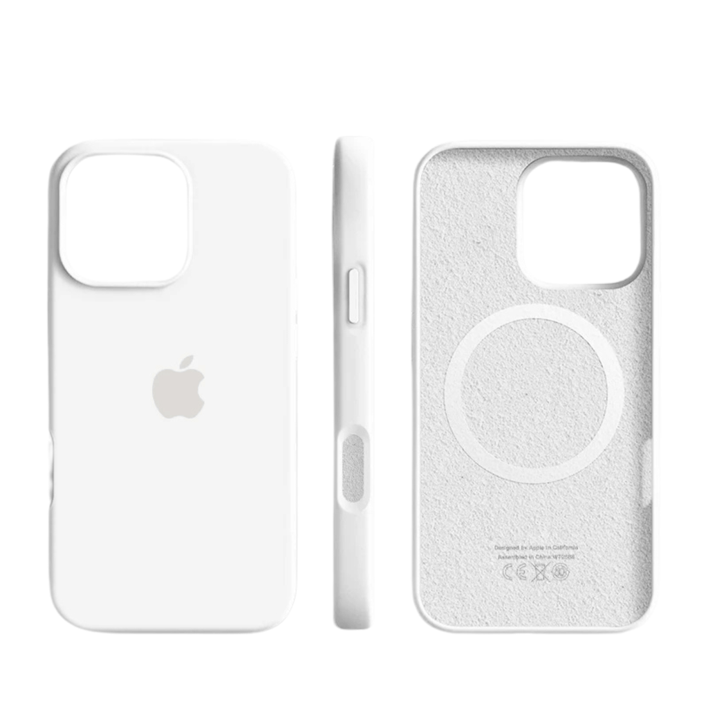 Phone Case | Slim Soft-Touch Silicone | Magnetic Wireless Charging Compatible & Microfiber Lining