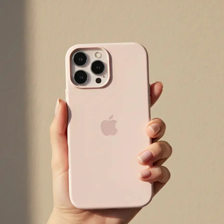 Phone Case | Slim Soft-Touch Silicone | Magnetic Wireless Charging Compatible & Microfiber Lining