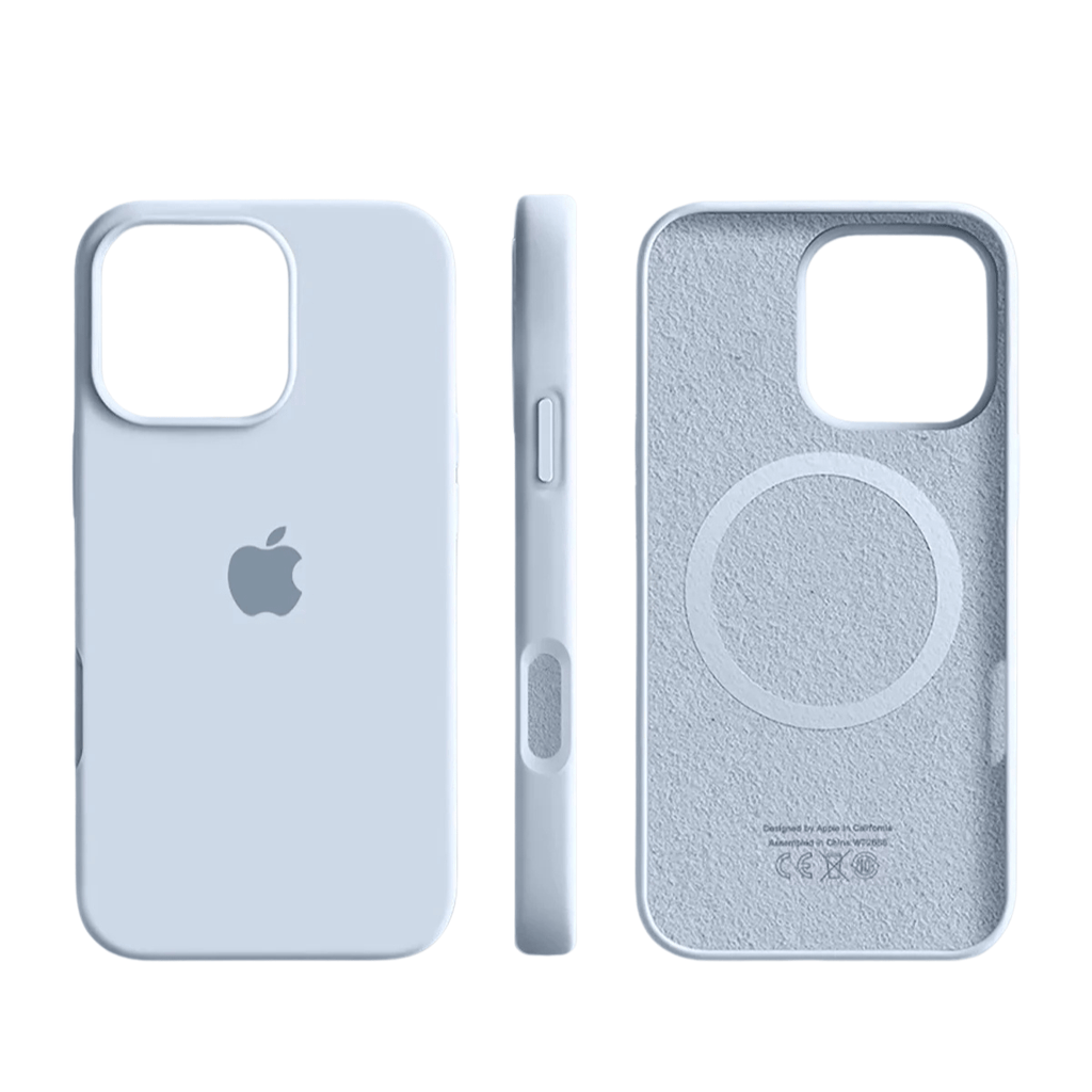 Phone Case | Slim Soft-Touch Silicone | Magnetic Wireless Charging Compatible & Microfiber Lining