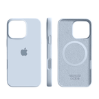 Phone Case | Slim Soft-Touch Silicone | Magnetic Wireless Charging Compatible & Microfiber Lining