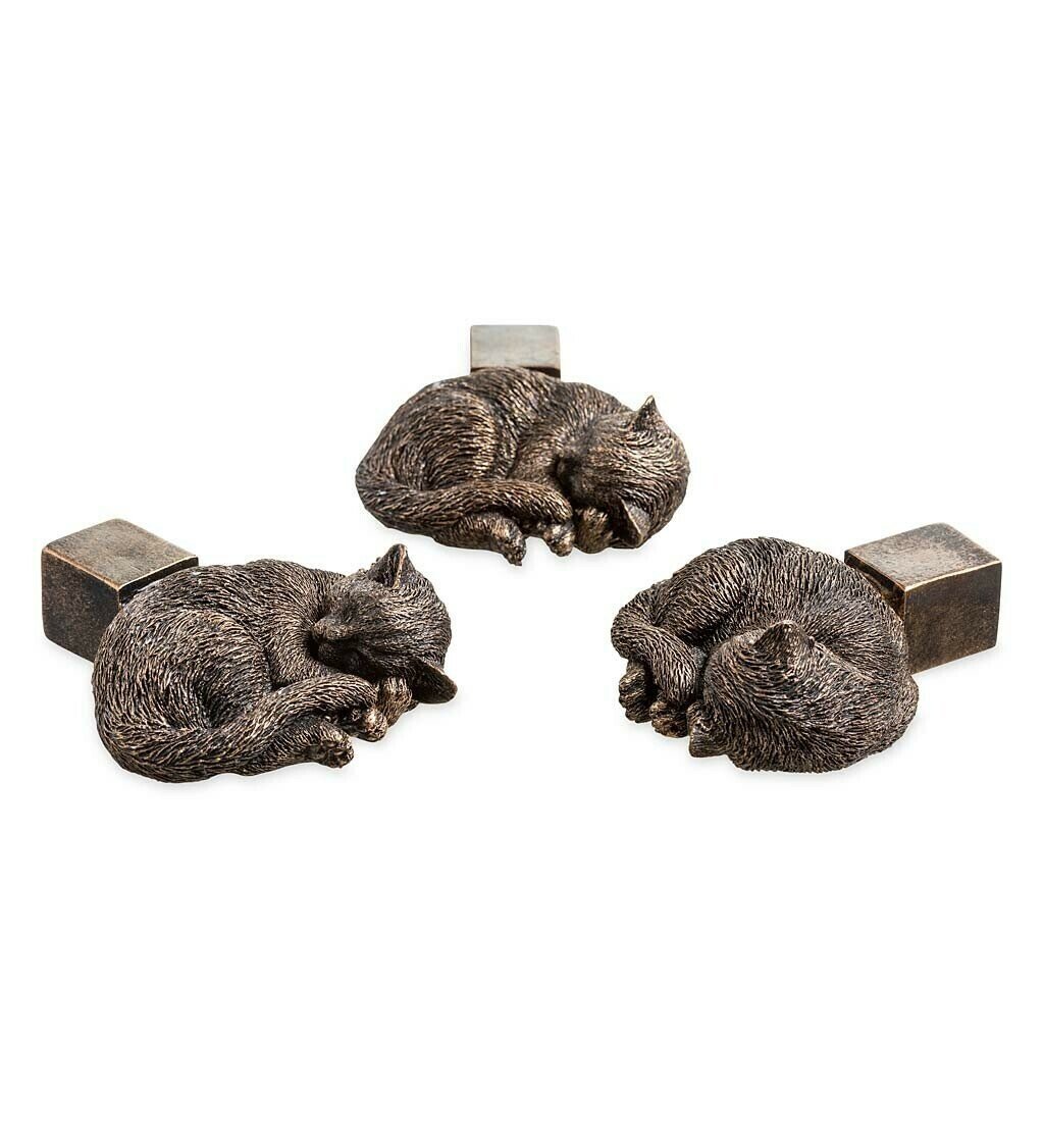Plant Pot Risers | Animal Figurine Design | Set of 3 Frost-Resistant Resin | Improves Drainage
