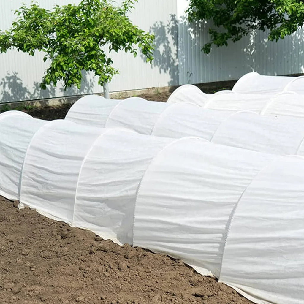 Plant Tunnel Kit | 5-Arch Fiberglass Arches | Galvanized Connectors | Weatherproof