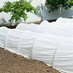 Plant Tunnel Kit | 5-Arch Fiberglass Arches | Galvanized Connectors | Weatherproof