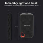 Portable External SSD | High-Speed Data Transfer | Shock-Resistant Compact Design | Travel-Ready