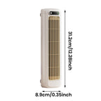 Portable Rechargeable AC | Bladeless Ultra-Quiet | Wall-Mountable, 12-Hour Battery