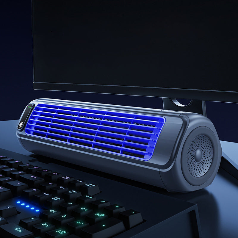 Portable Rechargeable AC | Bladeless Ultra-Quiet | Wall-Mountable, 12-Hour Battery