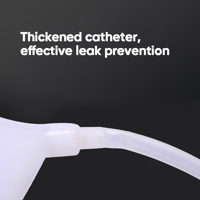 Portable Urinal System | Silicone Collector with Padded Rim | 1000ml Bag & Cotton Brief for Travel