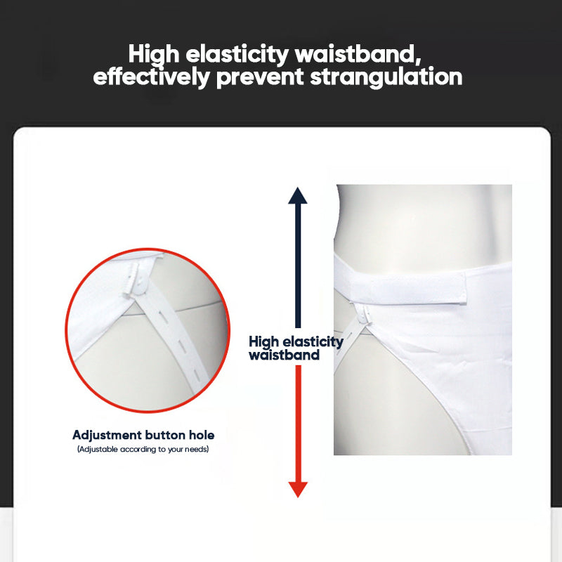 Portable Urinal System | Silicone Collector with Padded Rim | 1000ml Bag & Cotton Brief for Travel