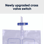 Portable Urinal System | Silicone Collector with Padded Rim | 1000ml Bag & Cotton Brief for Travel