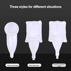 Portable Urinal System | Silicone Collector with Padded Rim | 1000ml Bag & Cotton Brief for Travel
