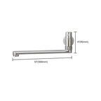 Pot Filler Faucet | Low-Profile Swivel Spout | Stainless Steel Single Handle | Lead-Free