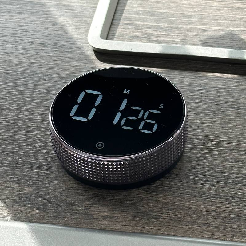 Productivity Timer | Compact Magnetic Design | Push-Button Operation | Work Efficiency