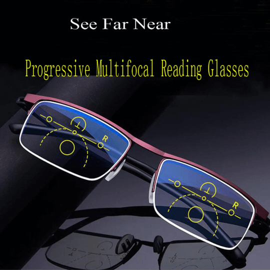 Progressive Glasses | Adaptive Multi-Zone Lenses | Scratch-Resistant & Anti-Glare