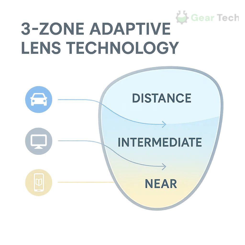 Progressive Glasses | Adaptive Tint & Blue Light Protection | Reduced Eye Strain