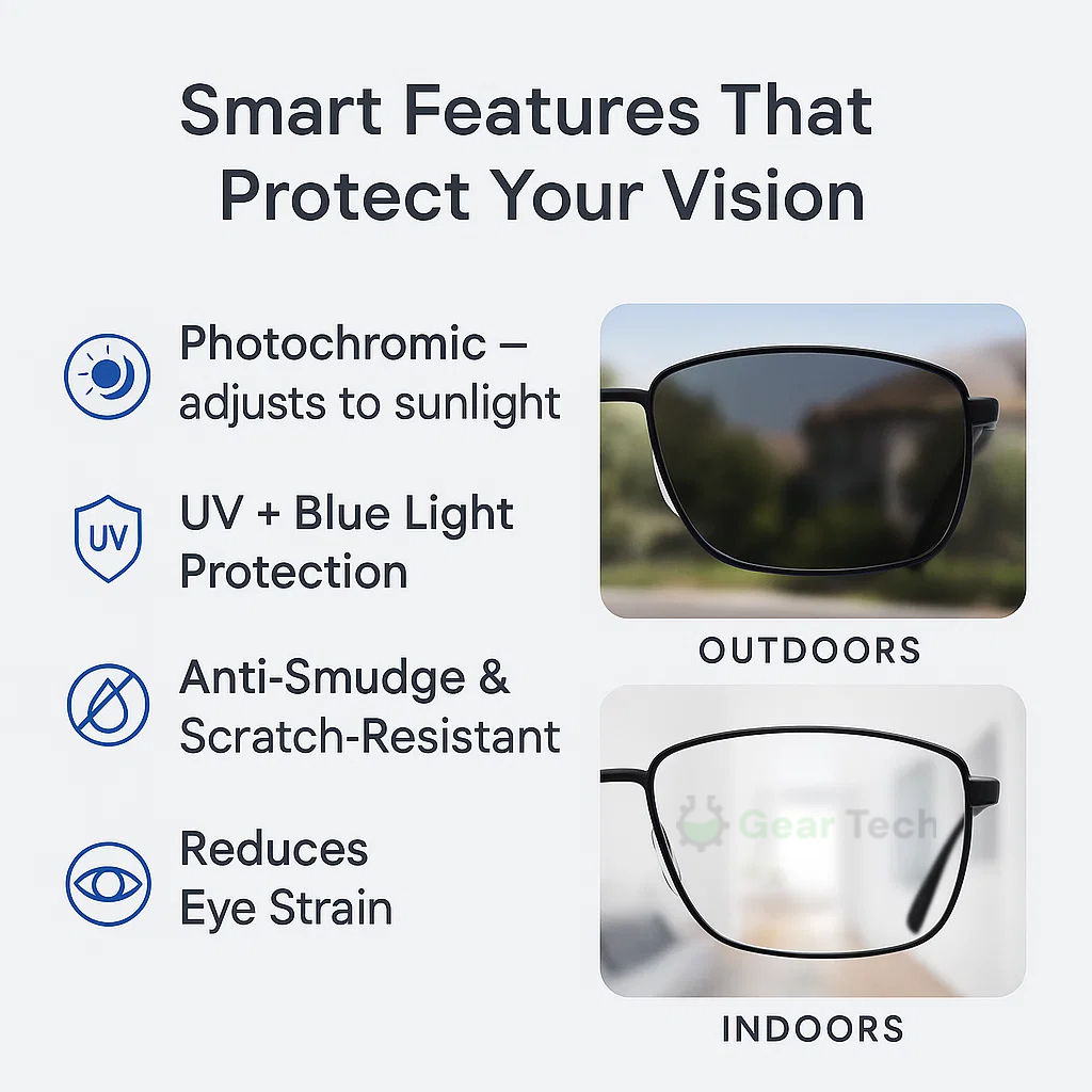 Progressive Glasses | Adaptive Tint & Blue Light Protection | Reduced Eye Strain