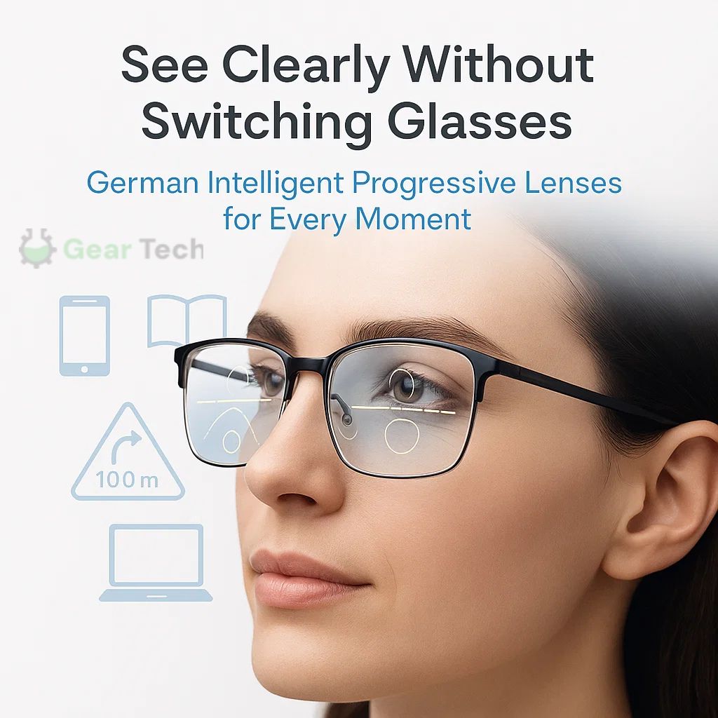 Progressive Glasses | Adaptive Tint & Blue Light Protection | Reduced Eye Strain