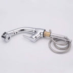 Pullout Kitchen/Bath Faucet | 360° Rotate & Height-Adjust | Dual Flow Modes | Chrome & Brass Finish