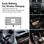 Qi Wireless Charging Pad | 15W Fast Charging | Non-Slip Silicone Base | Ultra-Slim Travel Design