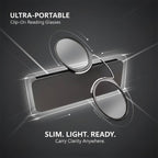 Reading Glasses | Ultra-Thin Slim Frame | Acetate Frame & Acrylic Lenses | Travel-Friendly