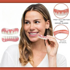 Removable Dental Prosthetics | Soft Biocompatible Silicone | Upper & Lower Set | Comfortable Fit