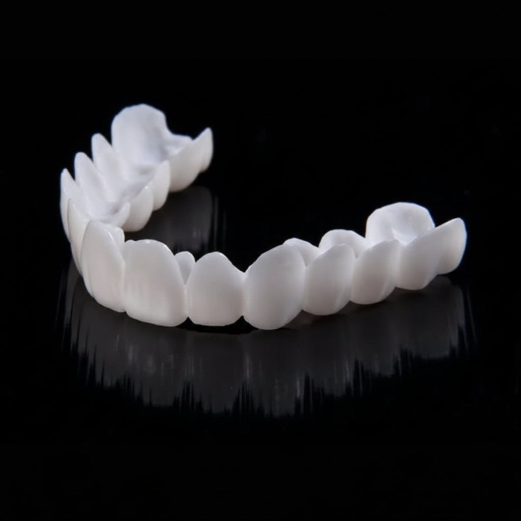 Removable Dental Veneers | Natural-Looking White Veneers | Adjustable & Reusable | Comfortable Fit