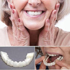 Removable Smile Veneers Set | Thin Realistic Acrylic Design | Upper & Lower Set with Molds
