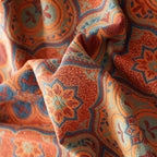 Reversible Cotton Quilt | Embroidered Petal Flower Pattern | Machine Washable | All-Season Comfort