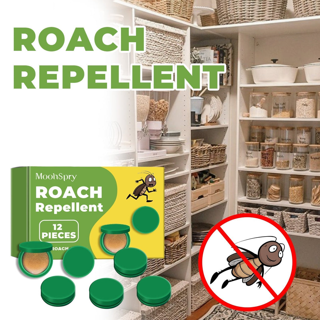 Roach Bait Discs | Boric Acid Colony Bait | 24 Pack | Child & Pet Safe