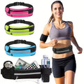 Running Belt | Adjustable Non-Slip Fit | Bottle & Phone Pocket | Reflective