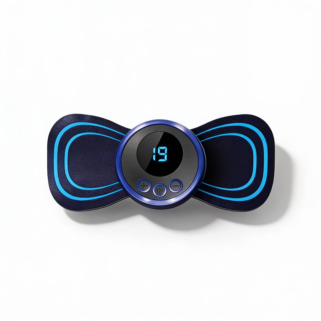 Sciatica & Lower Back Relief Device | Portable EMS Massage Pad | Remote Control & USB Charging