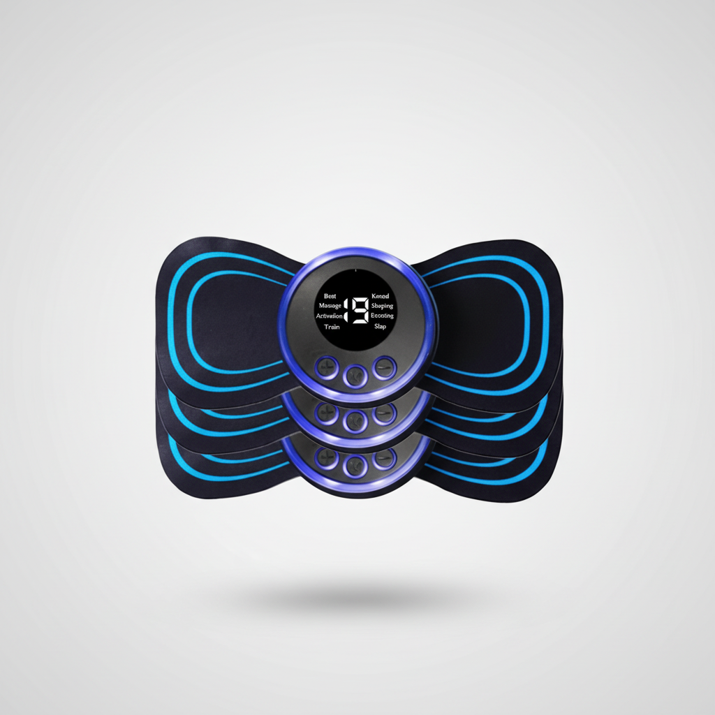 Sciatica & Lower Back Relief Device | Portable EMS Massage Pad | Remote Control & USB Charging