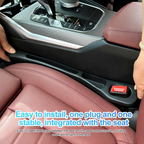 Seat Gap Stopper for Cars | Soft Foam Insert | Tool-Free Installation | Prevents Lost Items