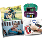 Senior Smartwatch | Health & Fitness Tracking | Bright 0.96 in LED Display | USB Rechargeable