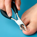 Senior Toenail Clipper | Curved Blade | Stainless Steel | Ergonomic Grip & Splashguard