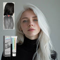 Silver Hair Color | Ammonia-Free Plant Extract Formula | 100g | Aloe & Hydrolyzed Wheat Protein