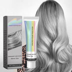 Silver Hair Color | Ammonia-Free Plant Extract Formula | 100g | Aloe & Hydrolyzed Wheat Protein