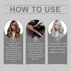 Silver Hair Color | Ammonia-Free Plant Extract Formula | 100g | Aloe & Hydrolyzed Wheat Protein