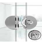 Sliding Glass Door Lock | Stainless Steel Sliding Mechanism | Fits 10-14mm Glass